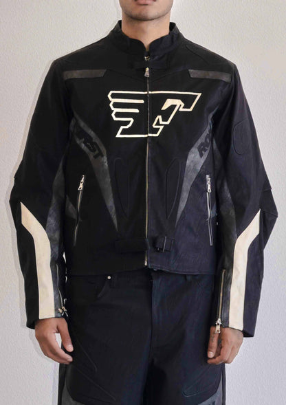 Furious Motor Racing Vegan Leather Jacket