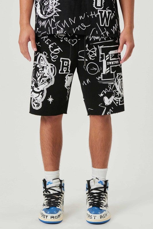 All-Over Doodling Shorts