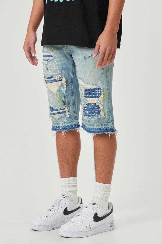 Boro Stitch Shorts