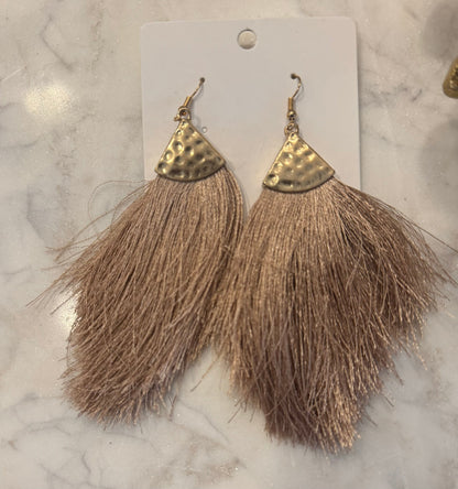 Boho Soft Tassel Earrings