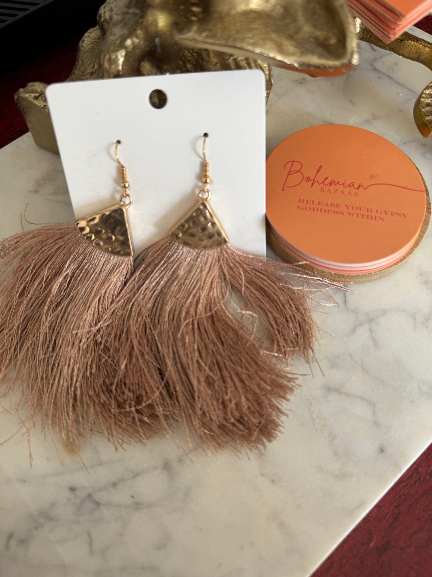 Boho Soft Tassel Earrings