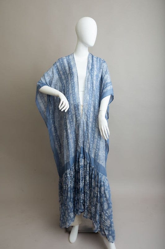 Ms. Jackie Paisley Tapestry Free Flow Kimono