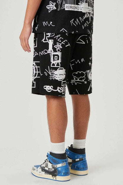 All-Over Doodling Shorts