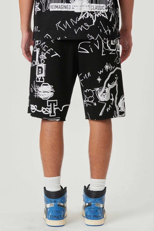 All-Over Doodling Shorts