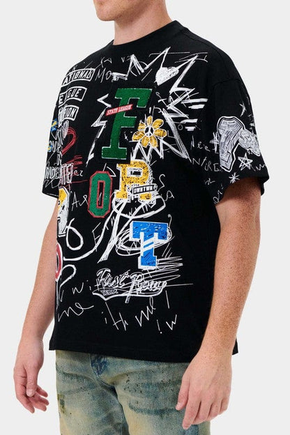 All-Over Doodling Graphic Tee II