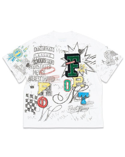 All-Over Doodling Graphic Tee