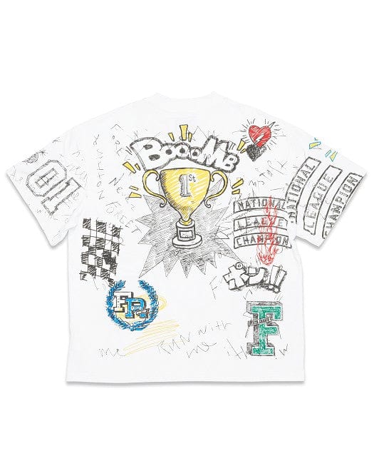 All-Over Doodling Graphic Tee