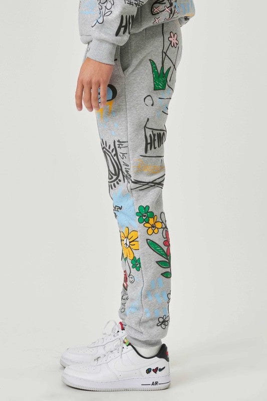 All-Over Graphic Joggers