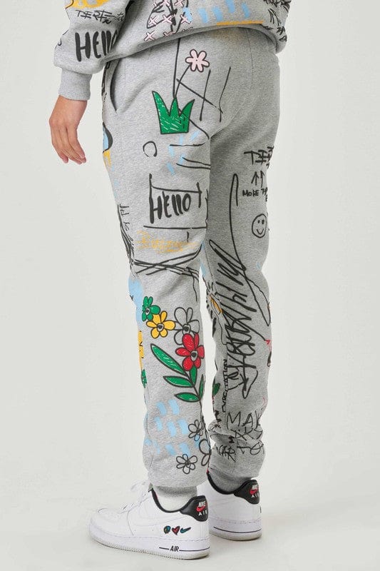 All-Over Graphic Joggers