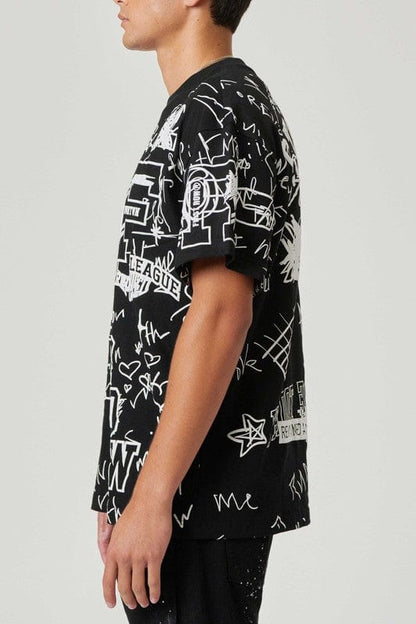 All-Over Doodling Graphic Tee III