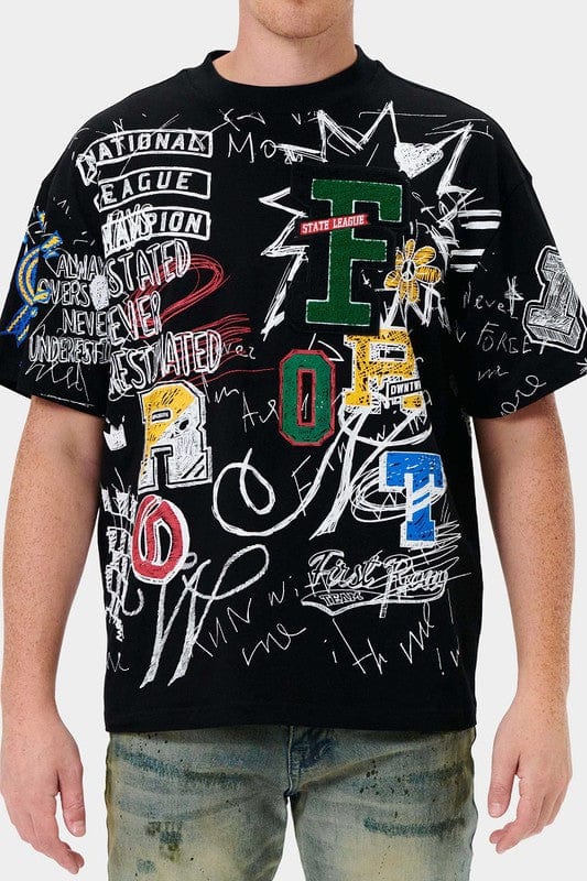 All-Over Doodling Graphic Tee II