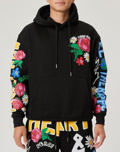 Flower Puff Hoodie