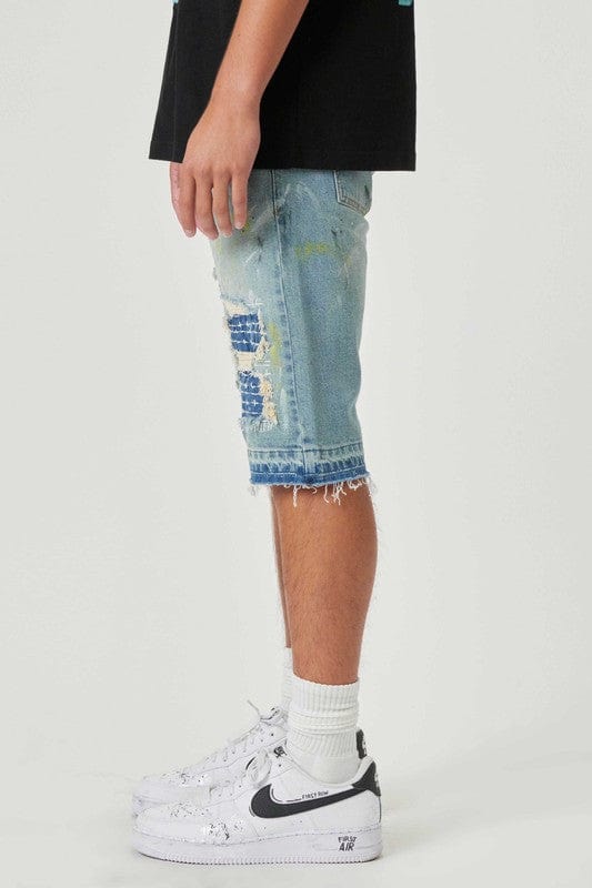 Boro Stitch Shorts