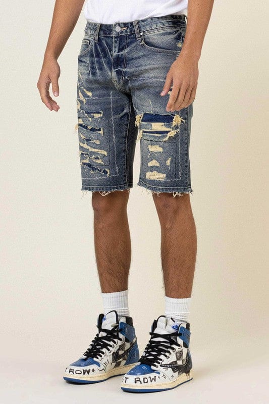 Boro Stitch Shorts