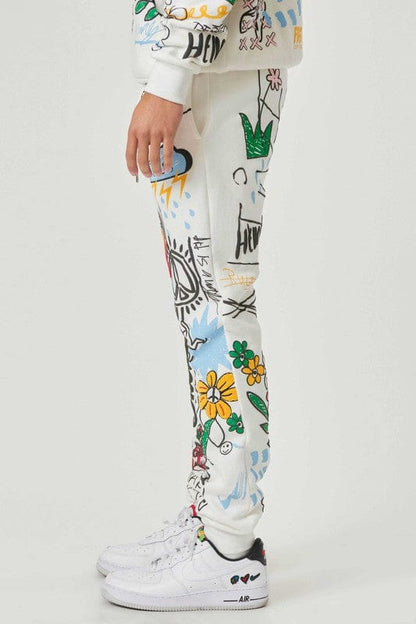 All-Over Graphic Joggers