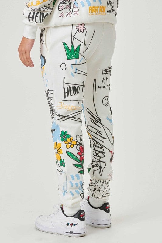 All-Over Graphic Joggers