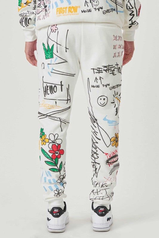 All-Over Graphic Joggers