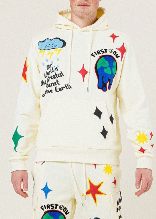 French Terry Graphic Hoodie