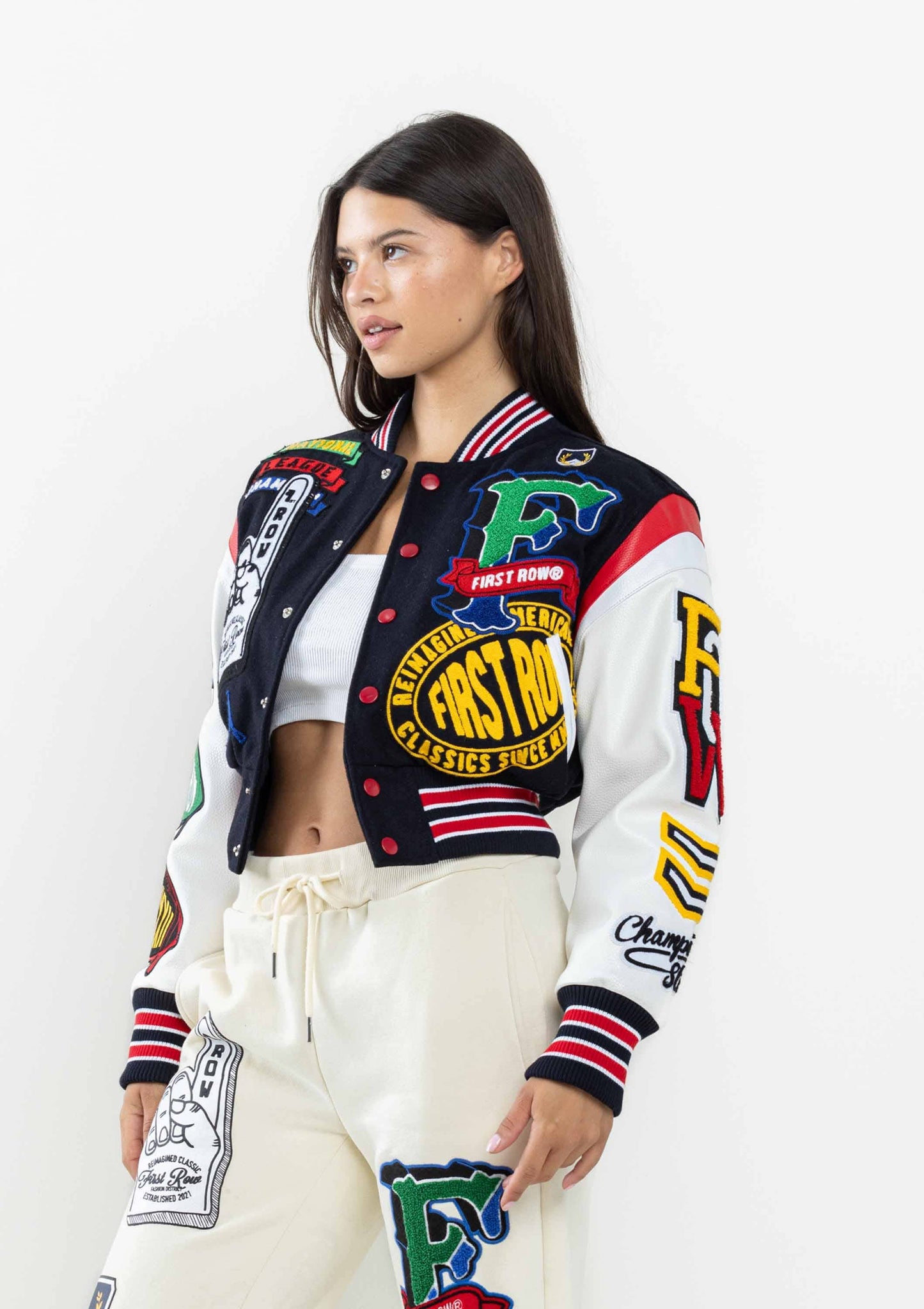 Championship Winner Cropped Varsity Jacket