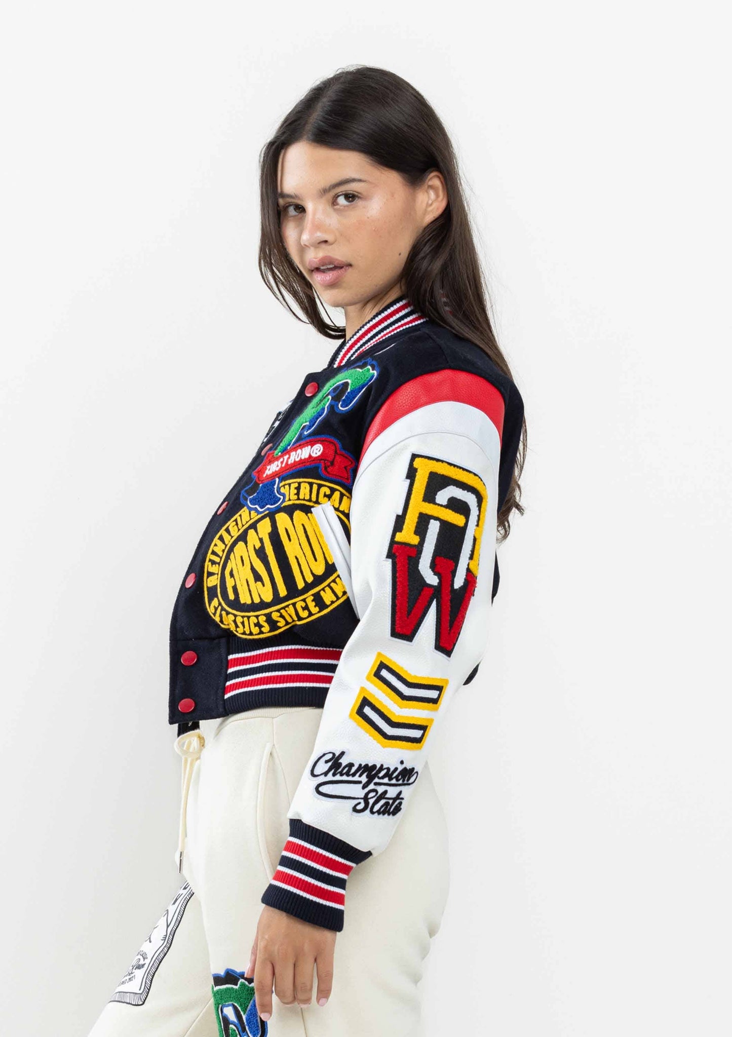 Championship Winner Cropped Varsity Jacket