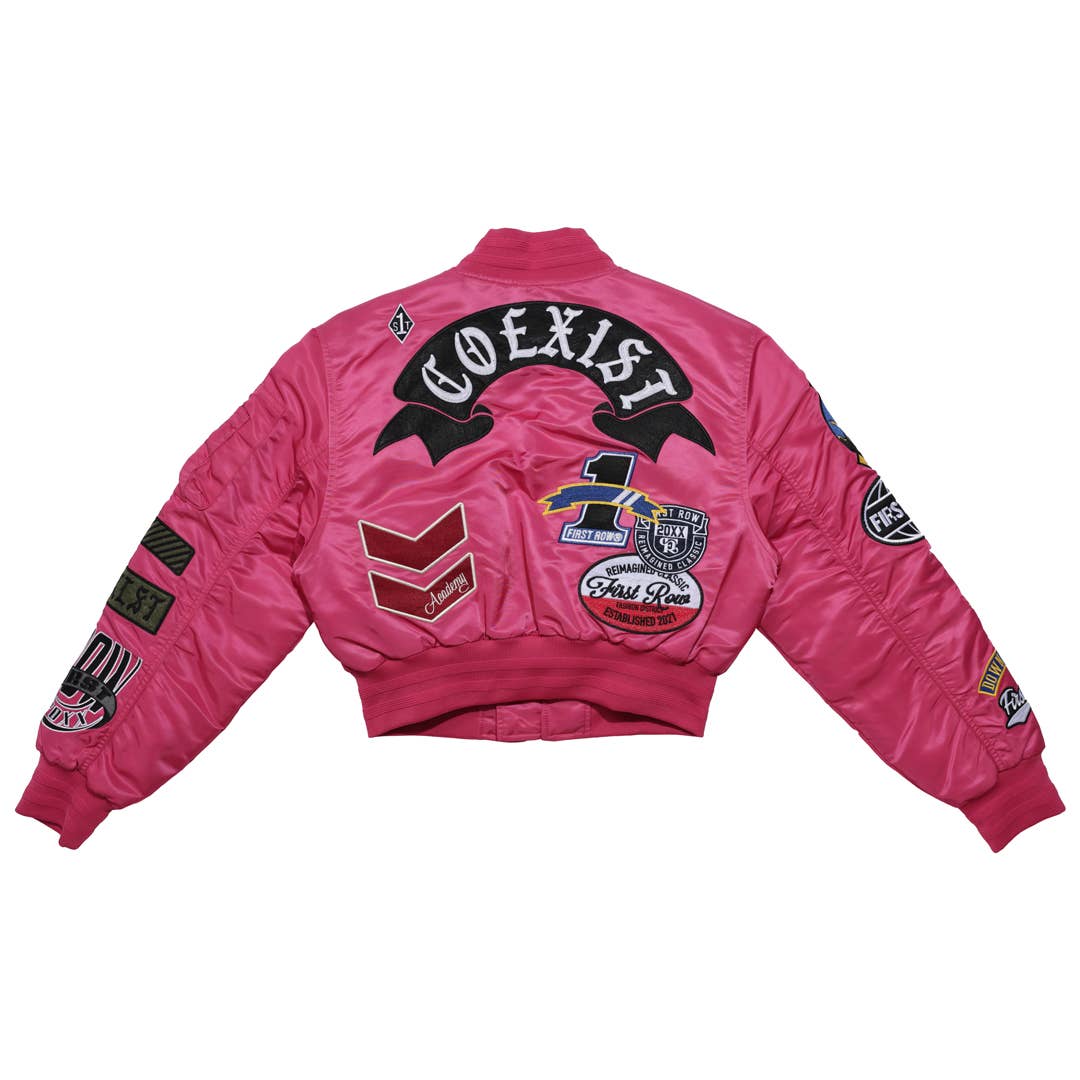 Coexist Multi Patches MA-1 Bomber Jacket