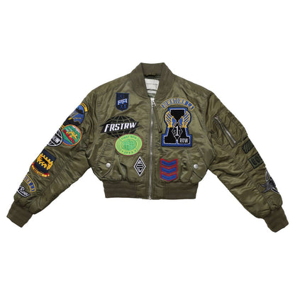 Coexist Multi Patches MA-1 Bomber Jacket