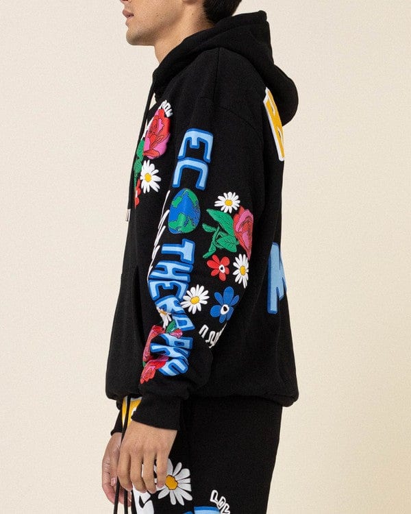 Flower Puff Hoodie