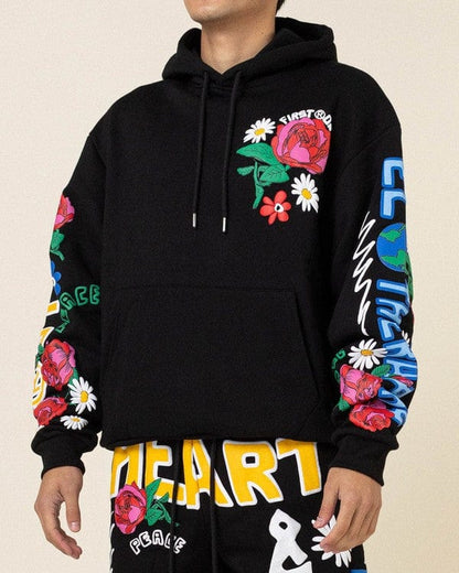 Flower Puff Hoodie