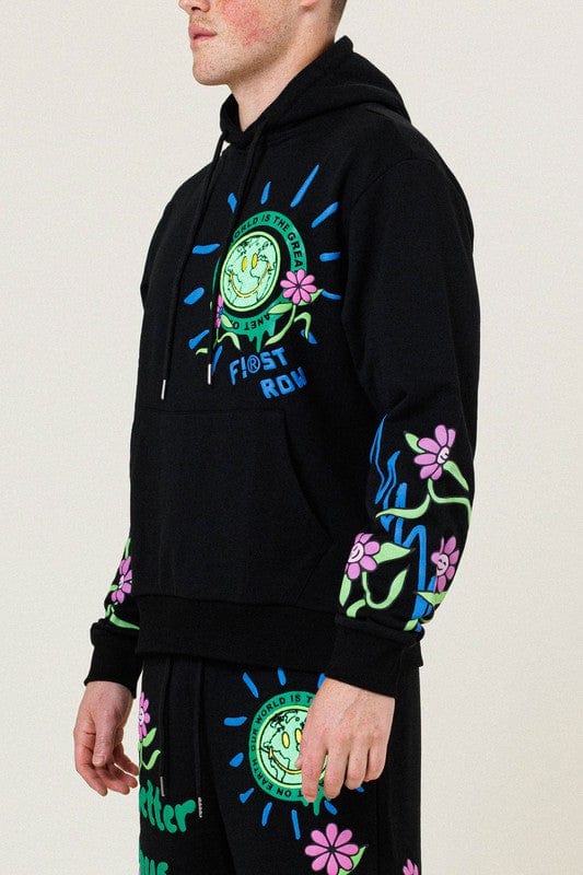 Flower Terry Hoodie