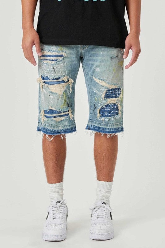 Boro Stitch Shorts