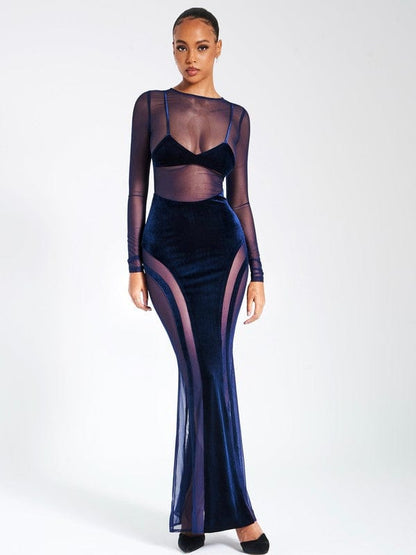 Shannon Velvet Maxi Dress