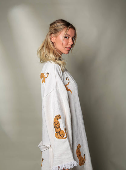 The LouLou Long Tiger Kimono