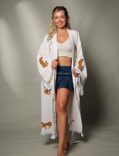 The LouLou Long Tiger Kimono