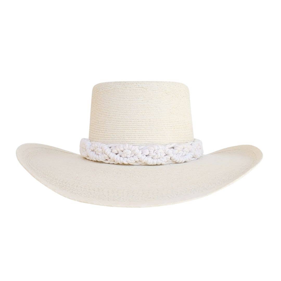 FINLO Women's Gambler Straw Hat