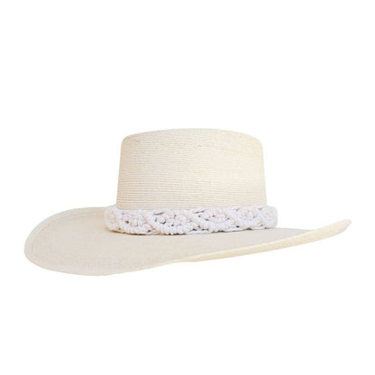 FINLO Women's Gambler Straw Hat