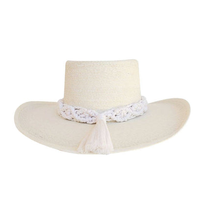 FINLO Women's Gambler Straw Hat