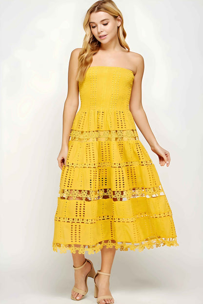 Lena Eyelet Dress