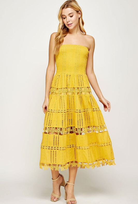 Lena Eyelet Dress