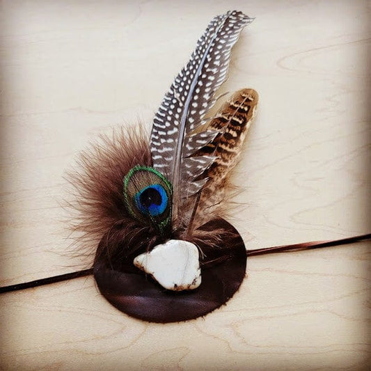 Peacock Hat Band