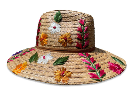 Rose Straw Fedora