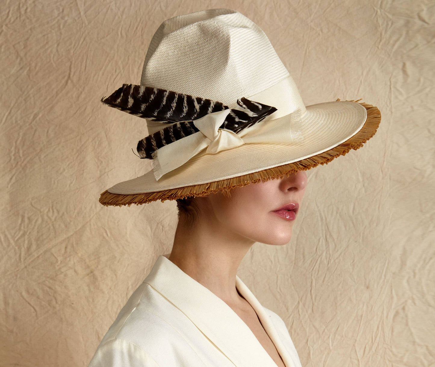 Ms. Parker - Dramatic Crown Statement Hat
