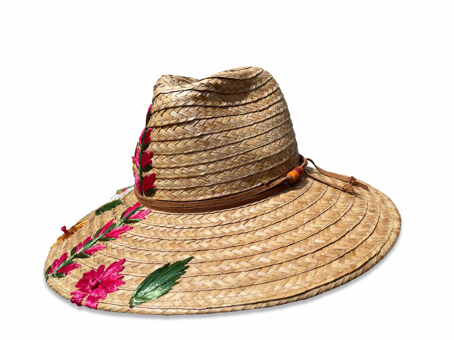 Rose Straw Fedora